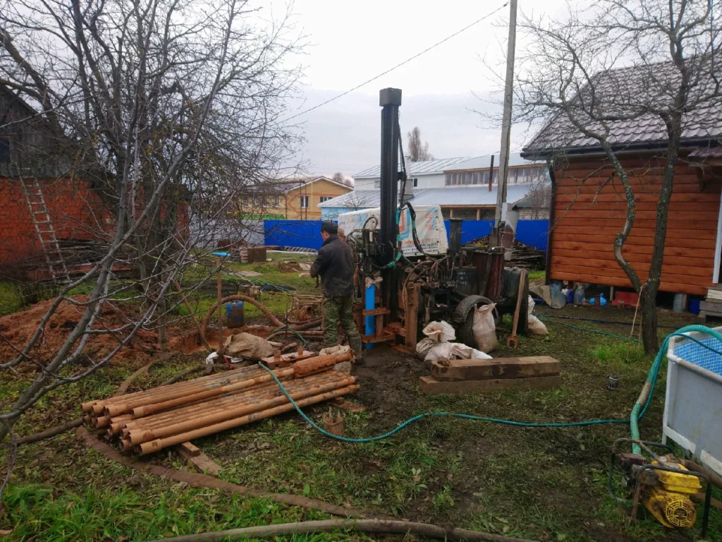 Работы на объекте: д. Лапсары